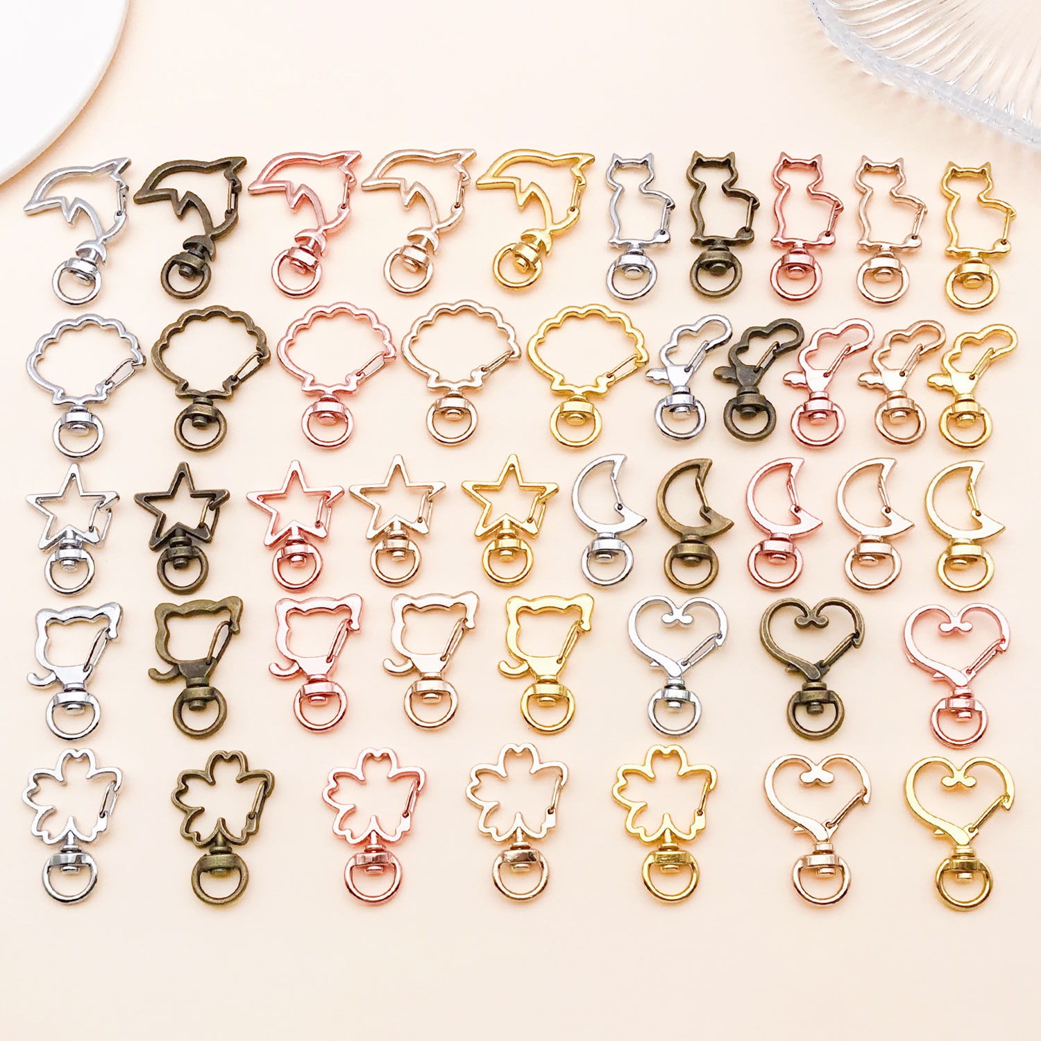 Pet Supplies Discount - 5 adet/grup Kalp Yıldız Ay Kedi