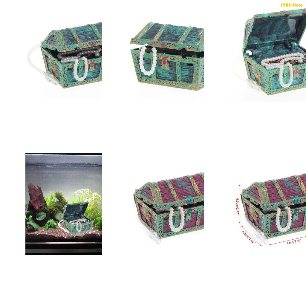Pet X Supplies & Tack Photos - U1JB Akvaryum Sandığı Süslemeleri Reçine Kutusu
