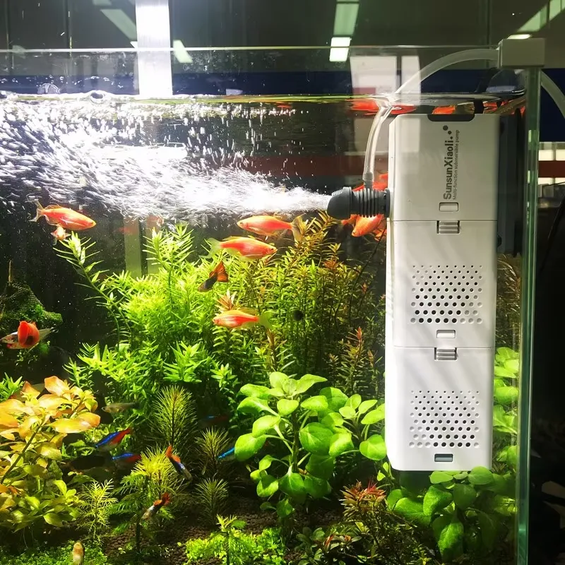 Fish Tank Filter Pump - Akvaryum İç Filtresi 4'ü 1 Arada