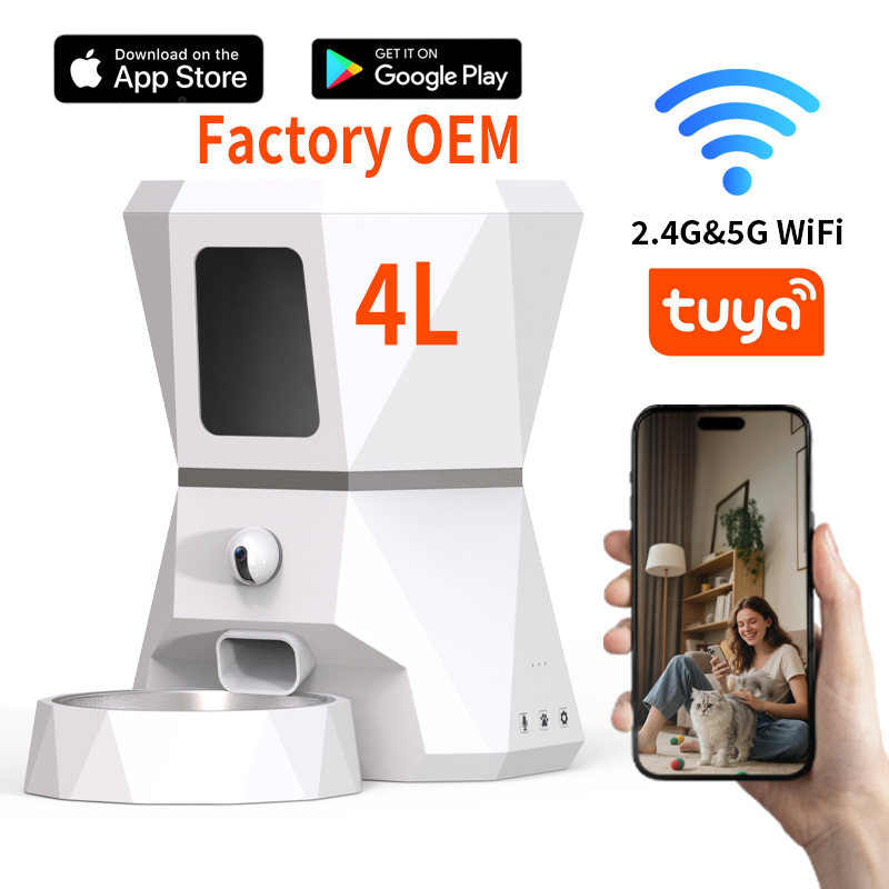 Automatic Pet Feeder - En Yüksek Kalite 4L Tuya APP