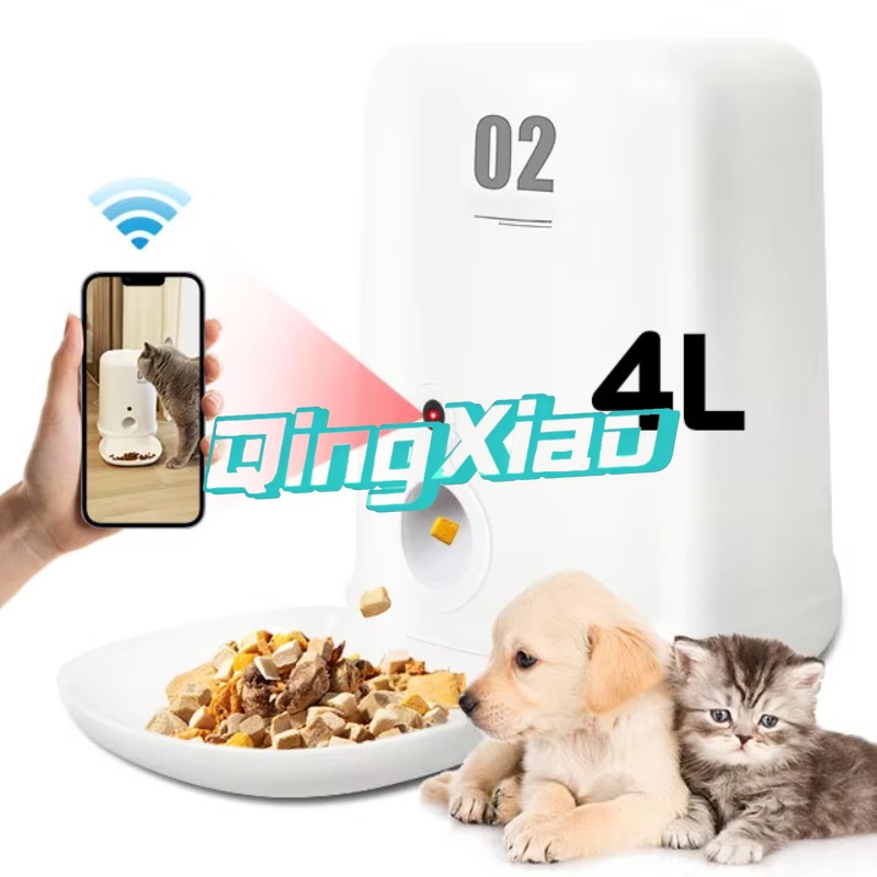 Automatic Pet Feeder - Tam Otomatik Akıllı 4L Paslanmaz Çelik