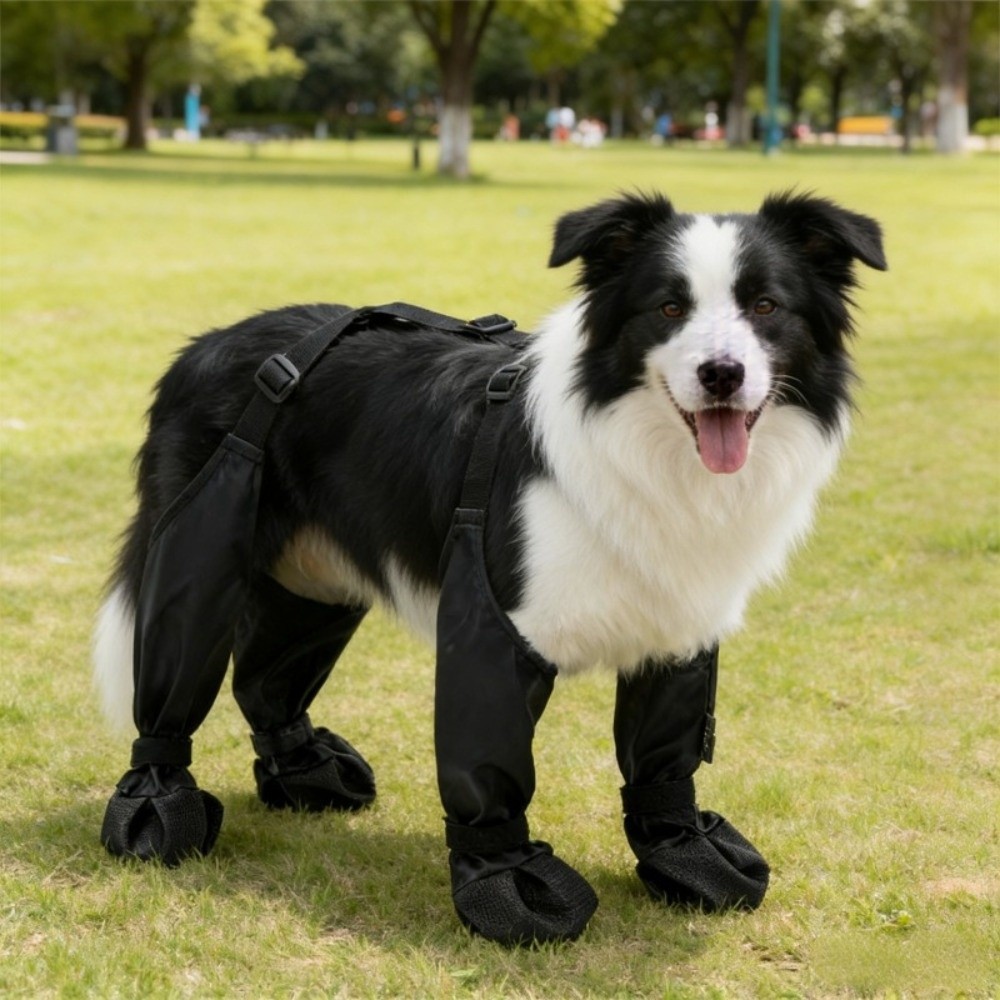 Dog Booties Paw Protector - Su Geçirmez Köpek Botları, Kaymaz Ayarlanabilir