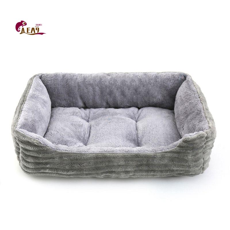 Pet X Supplies & Tack Photos - AEA9-Gri Köpek Yatağı Pet Kare Peluş