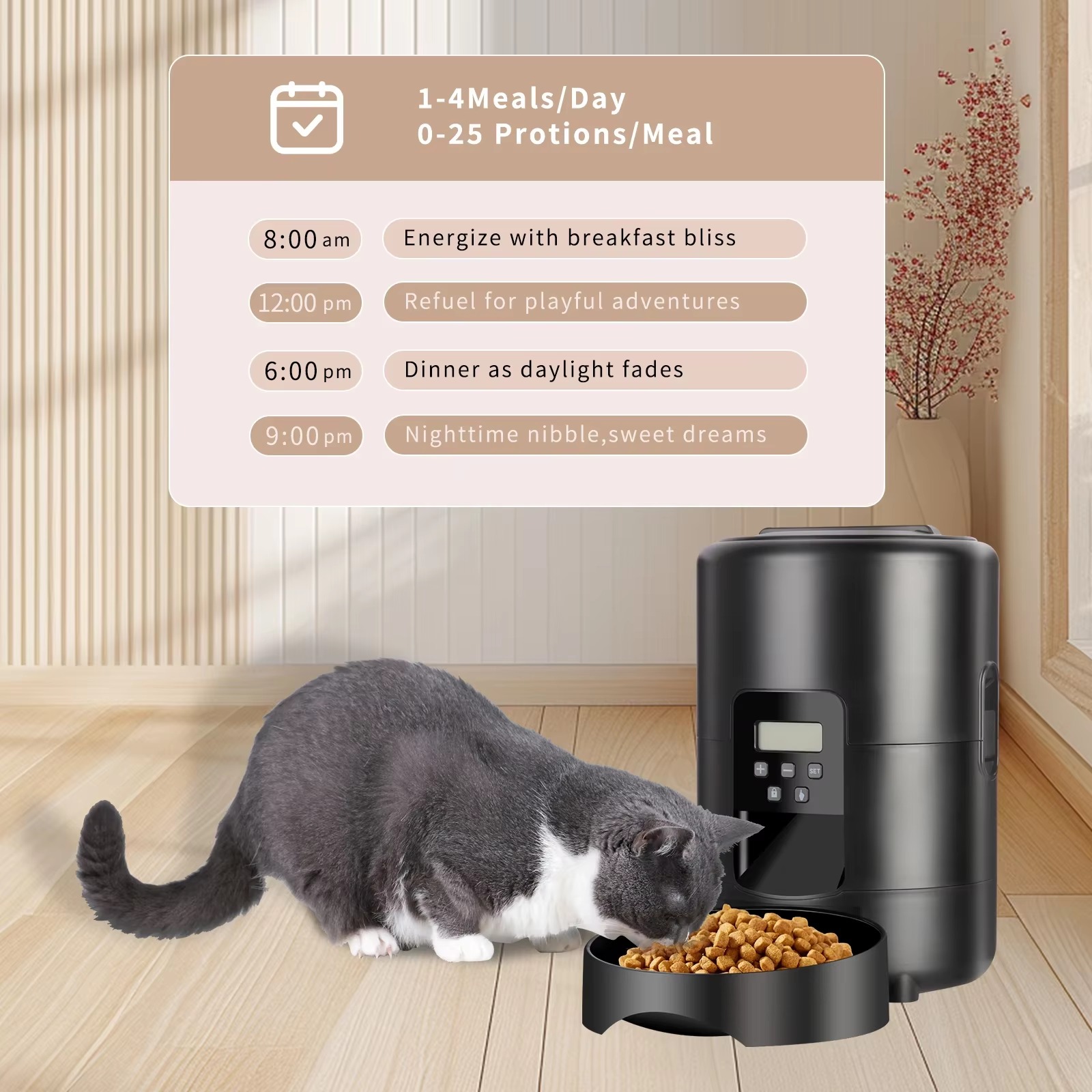 2L APP Kontrollü Otomatik Evci - Automatic Pet Feeder incelemesi ve fiyatı