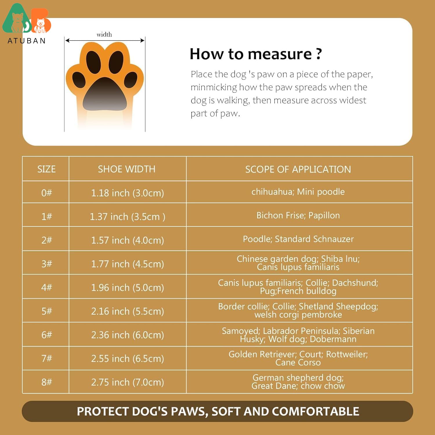 ATUBAN Köpekler için Köpek Aya - Dog Booties Paw Protector incelemesi ve fiyatı