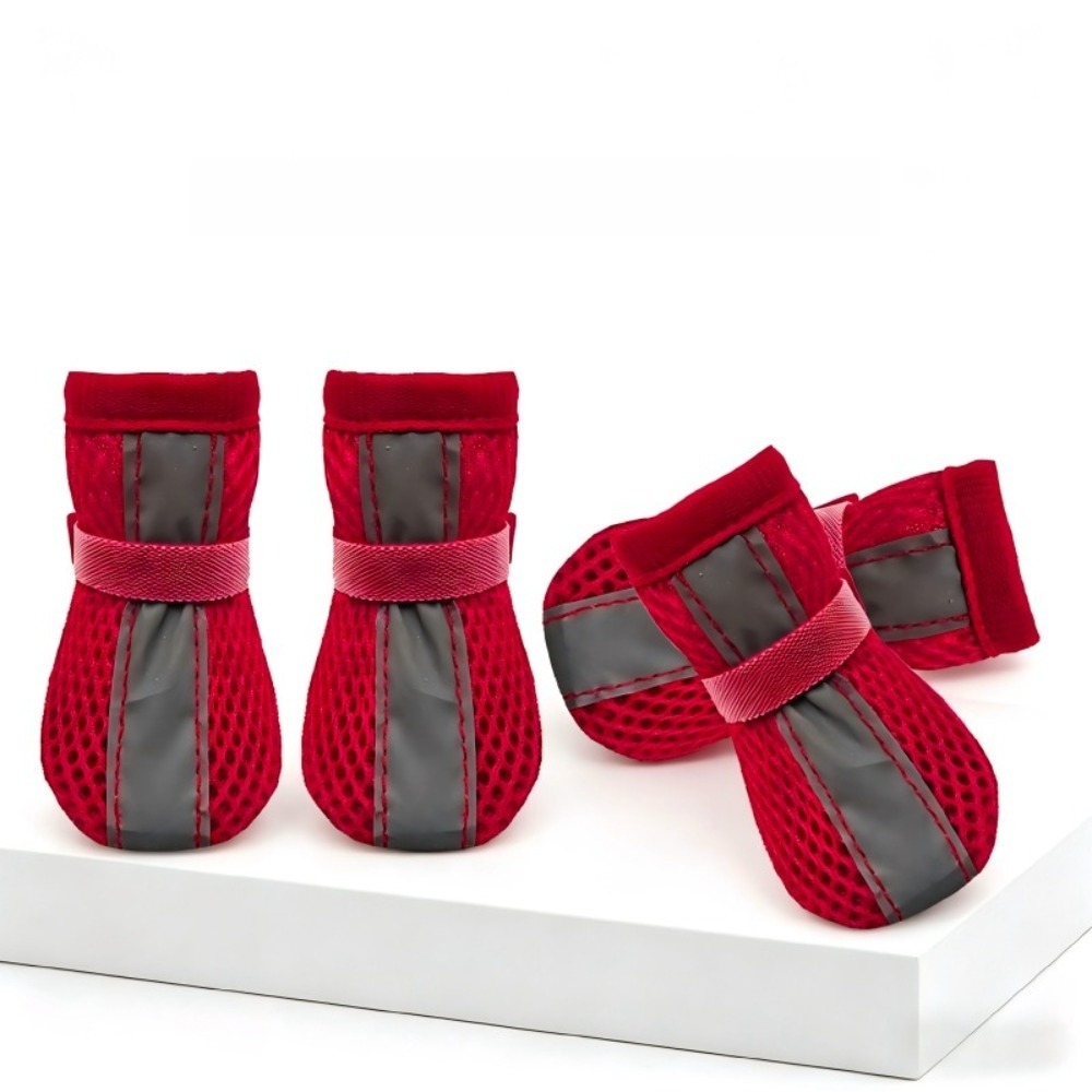 4 ADET/SET Dayanıklı Kaymaz Kö - Dog Booties Paw Protector incelemesi ve fiyatı