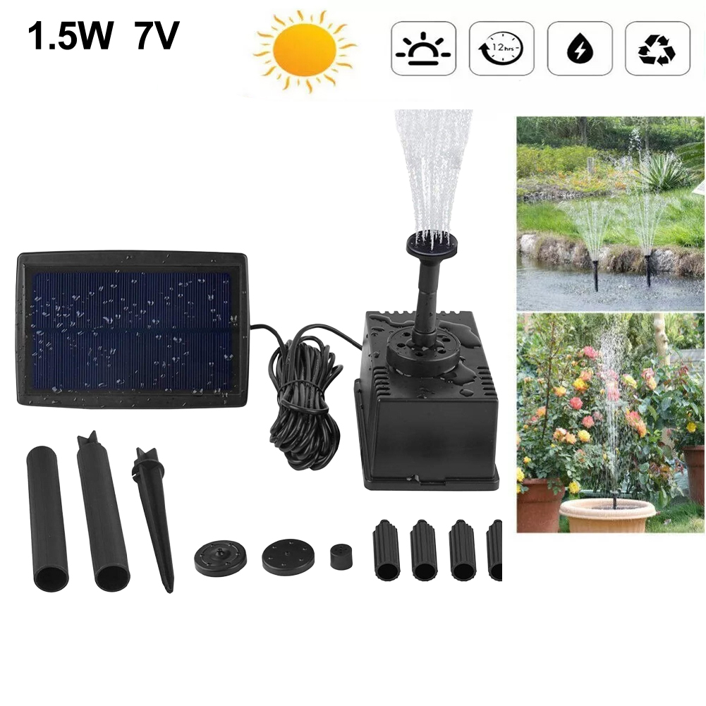 1.5W 7V Güneş Enerjili Filtrel - Fish Tank Filter Pump incelemesi ve fiyatı