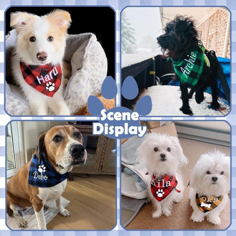 Nakışlı İsimli Köpek Bandanası - Dog Bandana Scarf incelemesi ve fiyatı