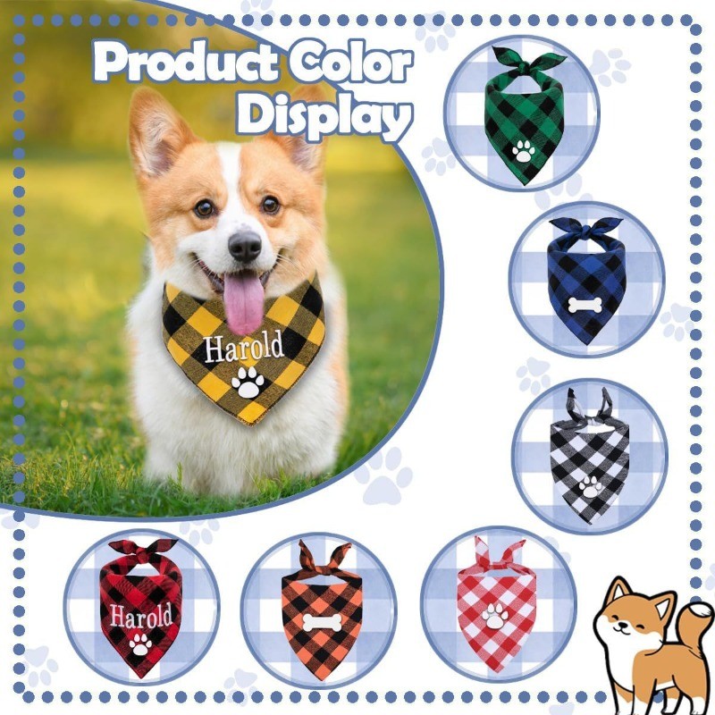Nakışlı İsimli Köpek Bandanası - Dog Bandana Scarf incelemesi ve fiyatı